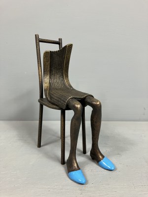 Krzysztof KIZLICH (ur. 1953), Girl in blue shoes, 2024