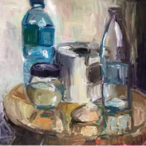 Wioleta PRZYBYSZ (b. 1986), Still life on a table, 2024