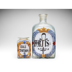 Two pharmacy/apothecary/medical jars | Germany