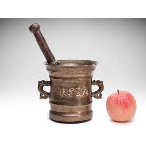 Mortar with pestle/Morser | Central Europe | 1652