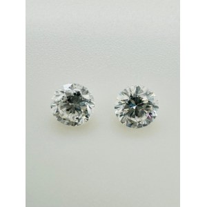 2 NATURAL POLISHED DIAMONDS 0.8 CT G SI1 - C40706-21