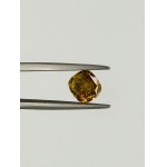 DIAMOND 2.01 CT NATURAL FANCY DEEP BROWN YELLOW ORANGE UNIFORM CUSHION CUT - GIA - UD30115