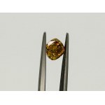 DIAMOND 2.01 CT NATURAL FANCY DEEP BROWN YELLOW ORANGE UNIFORM CUSHION CUT - GIA - UD30115
