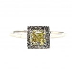 RING IN WHITE GOLD 1.56 GR WITH DIAMONDS AND BRILLIANTS - RNG21214