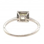 RING IN WHITE GOLD 1.56 GR WITH DIAMONDS AND BRILLIANTS - RNG21214