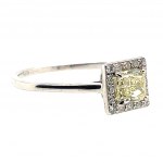 RING IN WHITE GOLD 1.56 GR WITH DIAMONDS AND BRILLIANTS - RNG21214