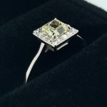 RING IN WHITE GOLD 1.56 GR WITH DIAMONDS AND BRILLIANTS - RNG21214