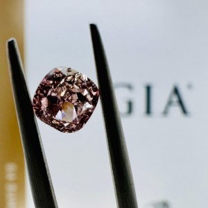 1 CT ROSE BRAUNER DIAMANT GIA ZERTIFIZIERT - EY40714
