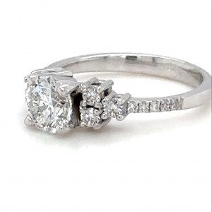 RING IN WHITE GOLD 3.22 GR DIAMONDS AND DIAMONDS - RNG40210,