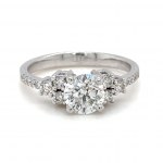 RING IN WHITE GOLD 3.22 GR DIAMONDS AND DIAMONDS - RNG40210,