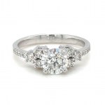 RING IN WHITE GOLD 3.22 GR DIAMONDS AND DIAMONDS - RNG40210,