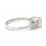 RING IN WHITE GOLD 3.22 GR DIAMONDS AND DIAMONDS - RNG40210,