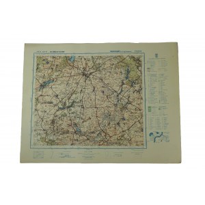 Chojnice PAS 34 SŁUP 25 Grossblatt 41 NW , WIG Warszawa 1936r.
