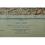 Chojnice PAS 34 SŁUP 25 Grossblatt 41 NW , WIG Warszawa 1936r.