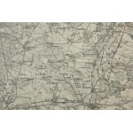KĘPNO - WIERUSZÓW / Kempen - Wieruszów - Karte des Deutschen Reiches, skala 1: 100.000, f. 41,5 x 36cm na podstawie mapy z 1889r. ze zmianami, 1914r.