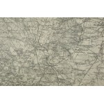 KĘPNO - WIERUSZÓW / Kempen - Wieruszów - Karte des Deutschen Reiches, skala 1: 100.000, f. 41,5 x 36cm na podstawie mapy z 1889r. ze zmianami, 1914r.