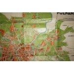 Plan of the Capital City of Poznan, Municipal Survey Office 1938. , scale 1: 20,000, [AW].