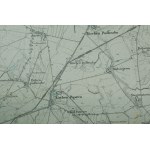 MIEŚCISKO - Markstädt, mapa, skala 1: 25.000, f. 56,5 x 60cm, na podstawie mapy z 1888r. ze zmianami, 1911r.