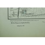 MIEŚCISKO - Markstädt, mapa, skala 1: 25.000, f. 56,5 x 60cm, na podstawie mapy z 1888r. ze zmianami, 1911r.