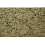Mapa Turyngii [Karte von Thüringen], skala 1:300.000, Verlag v. Albert Goldschmidt, [AW]