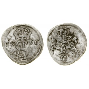 Polen, Dwudenar, 1566, Vilnius
