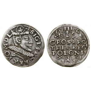 Pologne, trojak, 1591, Poznań