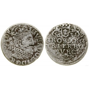 Polska, trojak, 1632, Elbląg