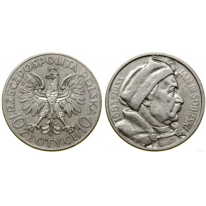 Pologne, 10 zlotys, 1933, Varsovie