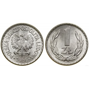 Polska, 1 złoty, 1966, Warszawa