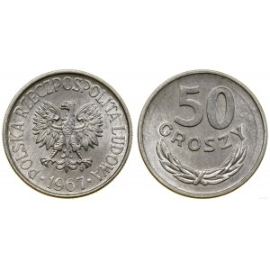 Polska, 50 groszy, 1967, Warszawa