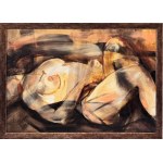 Magdalena Rajska-Armata, Akt kobiecy z brązem van Dyck`a, 2011 r