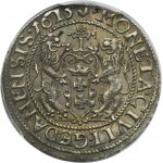 Sigismund III Vasa, 1/4 Thaler Danzig 1615 RARE - PCGS AU55