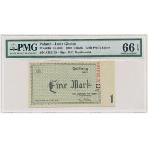 1 Mark 1940 - A - 6 digit series - PMG 66 EPQ