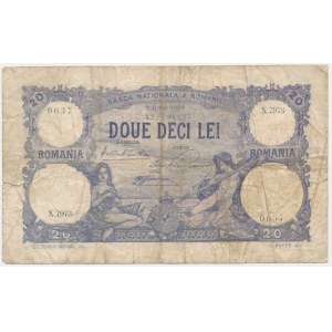 Rumänien, 20 Lei 1928