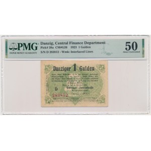 Danzig, 1 Gulden 1923 - October - PMG 50