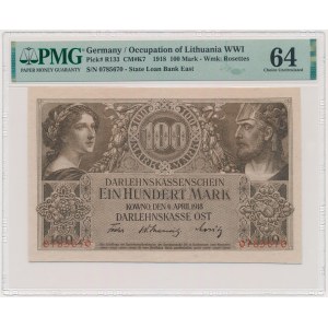 Kaunas, 100 marek 1918 - PMG 64