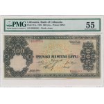 Lithuania, 500 Litu 1924 - PMG 55 - RARE