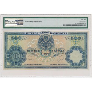 Lithuania, 500 Litu 1924 - PMG 55 - RARE