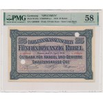 Posen, 25 Rubel 1916 - A 000000 - MUSTER - PMG 58 - VERY RARE