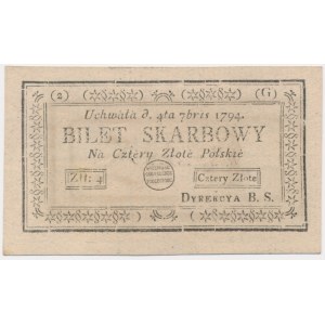 4 złote 1794 (2)(G)