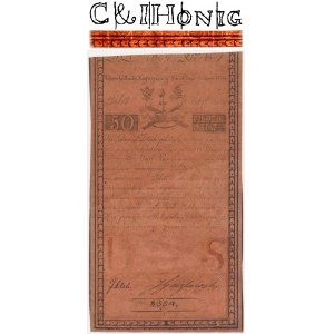 50 gold 1794 - B - znw. C.I HONIG - low number - THIN PAPER