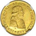 Silesia, Duchy of Neisse, Joseph von Hohenlohe-Bartenstein, Ducat Neisse 1796 - NGC MS64 - VERY RARE