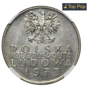 MIEDZIONIKIEL SAMPLE, 10 gold 1973, 200 years of KEN, kagome - NGC MS66