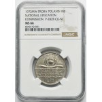 MIEDZIONIKIEL SAMPLE, 10 gold 1973, 200 years of KEN, kagome - NGC MS66