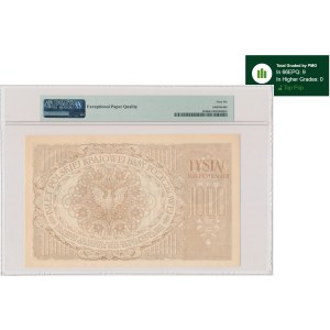 1,000 marks 1919 - Ser. ZAF - PMG 66 EPQ - SPECIMEN