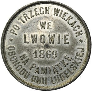 Galizien, Medaille zum 300. Jahrestag der Vereinigung von Lublin und Lemberg 1869