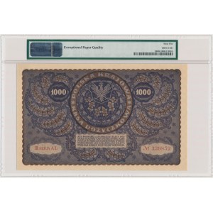 1.000 marek 1919 - III Serja AL - PMG 65 EPQ - szeroka numeracja