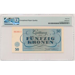 Czechoslovakia (Theresienstadt Ghetto), 50 Kronen 1943 - PMG 65 EPQ
