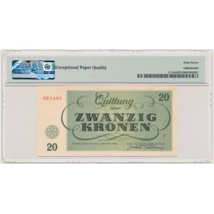 Czechoslovakia (Theresienstadt Ghetto), 20 Kronen 1943 - PMG 67 EPQ