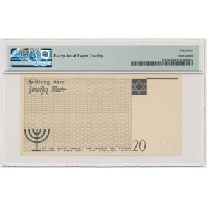 20 Mark 1940 - no. 1 without watermark - PMG 64 EPQ
